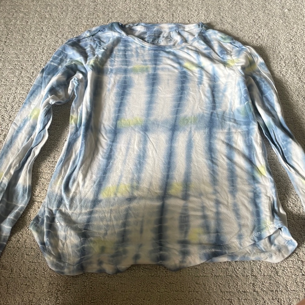 Tie-dye, long sleeve top women’s small